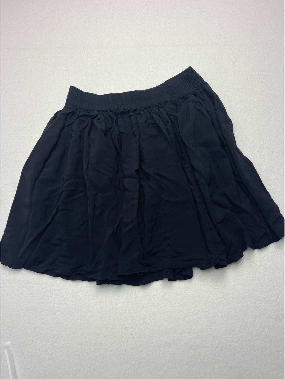 Aeropostale Black Flowy Skirt Size SP with elastic Waistband